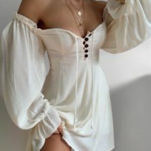 Gypsy Soul Dress in cream 